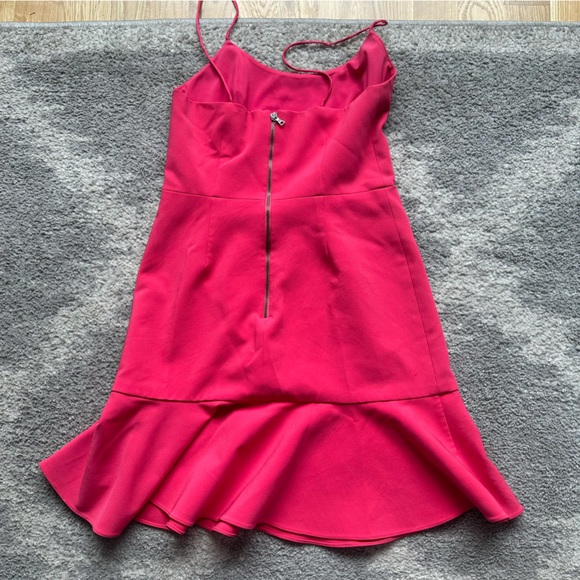 ALICE + OLIVIA
Andalasia Sleeveless Flounce-Hem Mini Dress - Picture 5 of 5